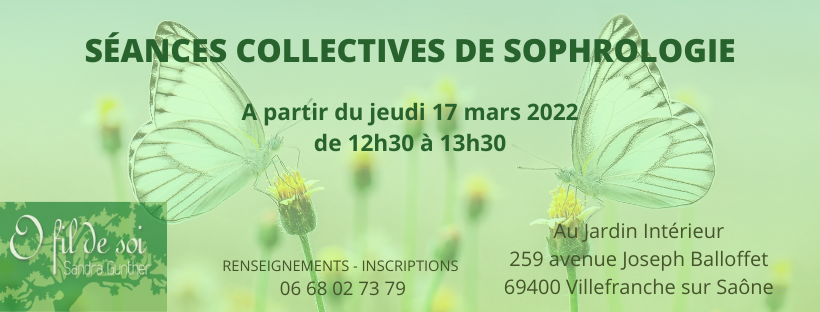 Cours collectifs de Sophrologie Villefranche-sur-Saône